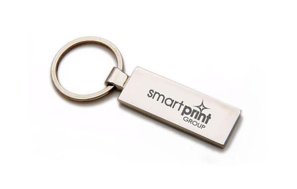 Laser engraved key ring